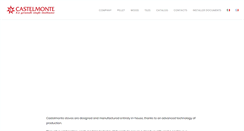 Desktop Screenshot of castelmonte.com